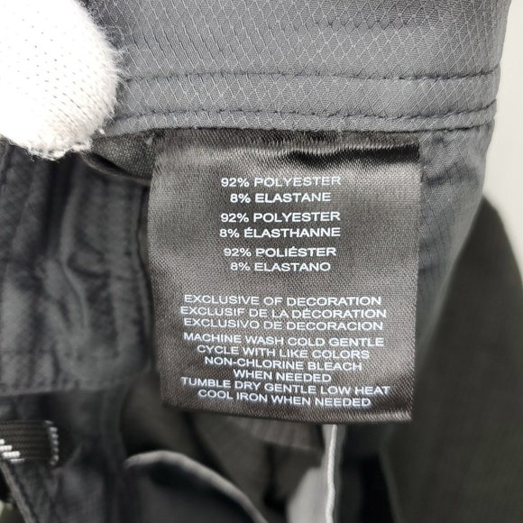 Hang Ten Boardshorts Men 36x10 Gray Drawstring Stretch Lightweight Hybrid Walk - Picture 3 of 7